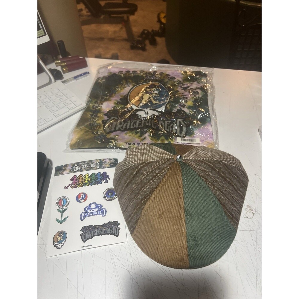 Boston Scally The Grateful Dead Dancing Bears Truckin Patchwork XXL bag stickers